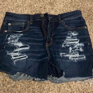 american eagle jean short size 8